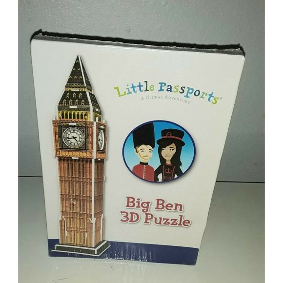 Little Passports A Global Adventure Big Ben 3D Puzzle New - Picture 1 of 2